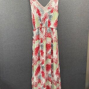 Lucky Brand Elegant Multicolor Sleeveless Dress Small